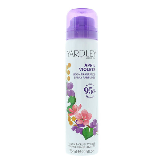 Yardley, April Violets, Deodorant-Spray, für Damen, 75 ml