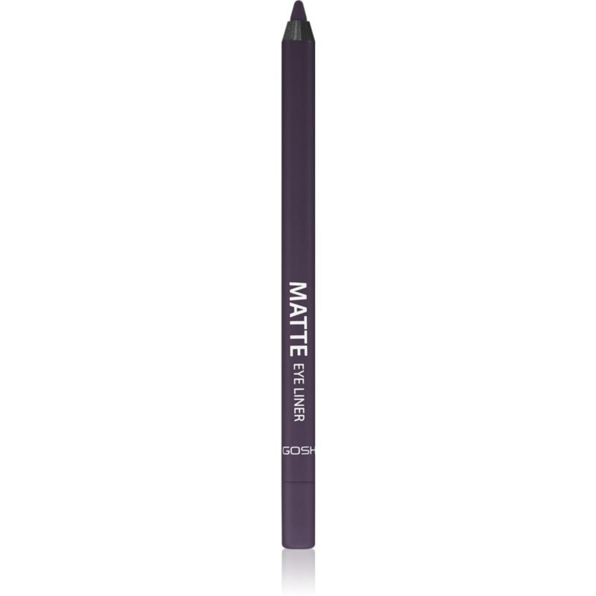 Gosh, Matte Eye Liner, Cream Pencil, Kohl Eyeliner, 010, Black Violet, 1.2 g