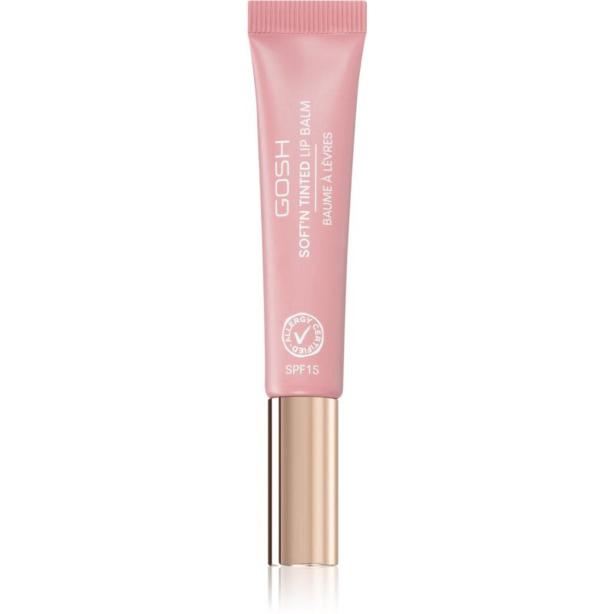 Gosh, Soft'n Tinted, Vegan, semi-transparent, Lip Balm, 004, Vintage Rose, SPF 15, 8 ml
