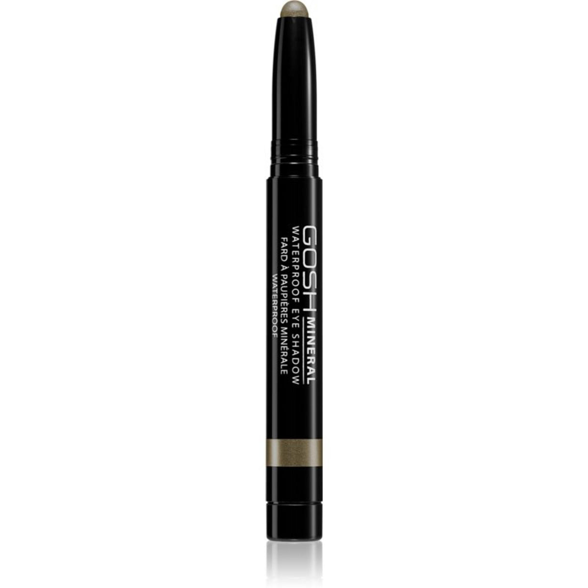 Gosh, Mineral, Perfume-Free, Long-Lasting, Cream Eyeshadow, 013, Olive Green, 2.5 g