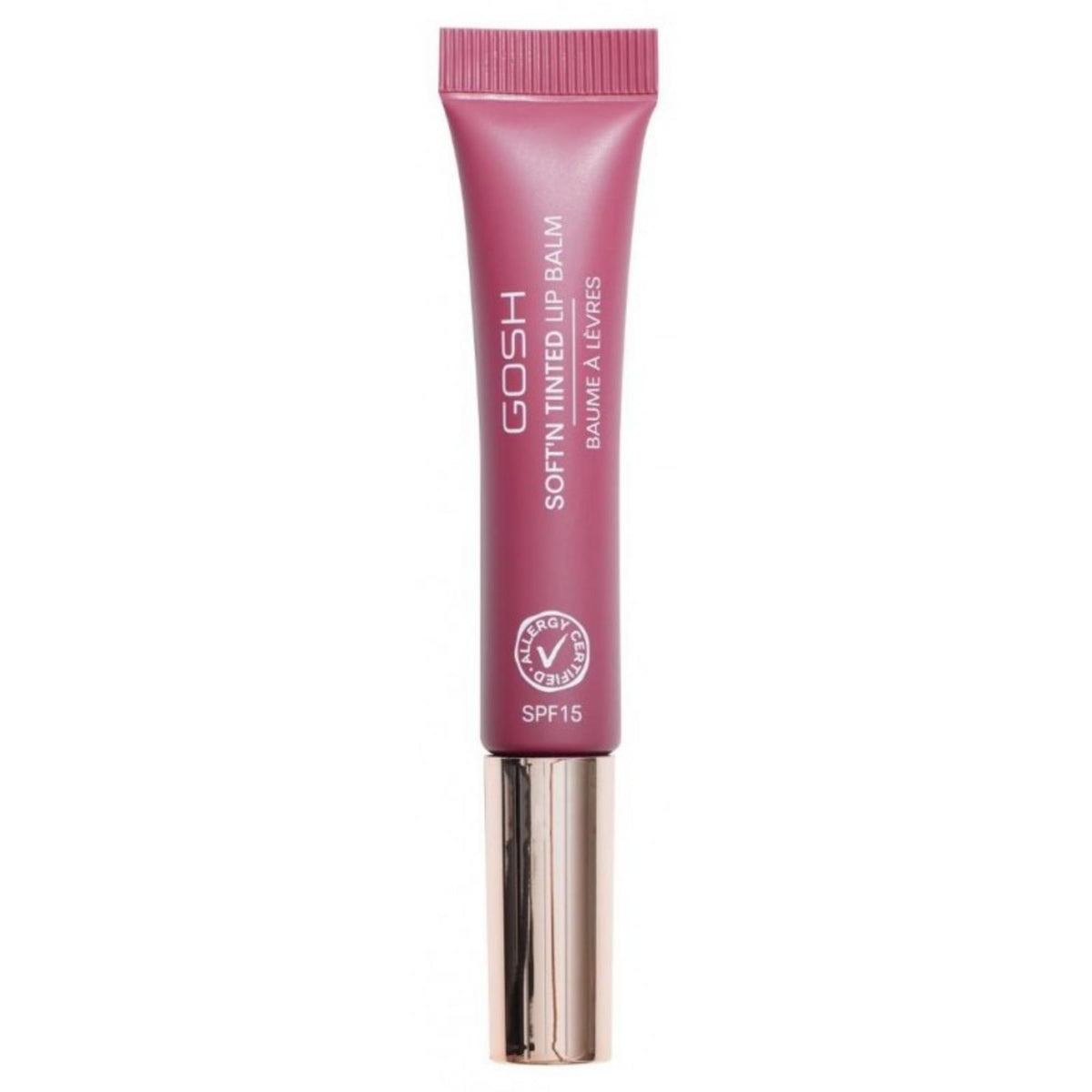 Gosh, Soft'n Tinted, Vegan, Feuchtigkeitsspendend, Lippenbalsam, 006, Berry, LSF 15, 8 ml