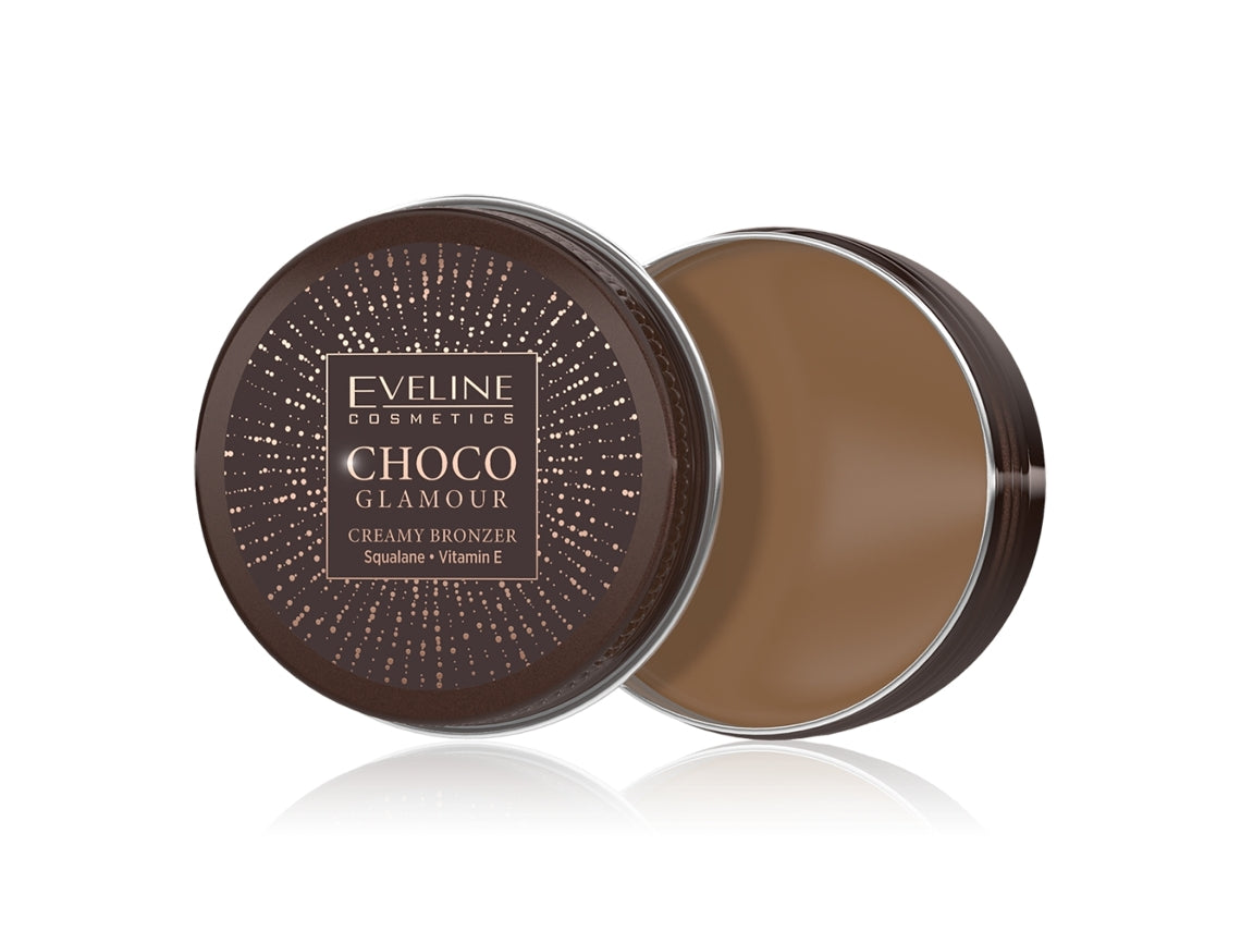 Eveline Cosmetics, Choco Glamour, Cream Bronzer, 01, Choco Glam, 20 g