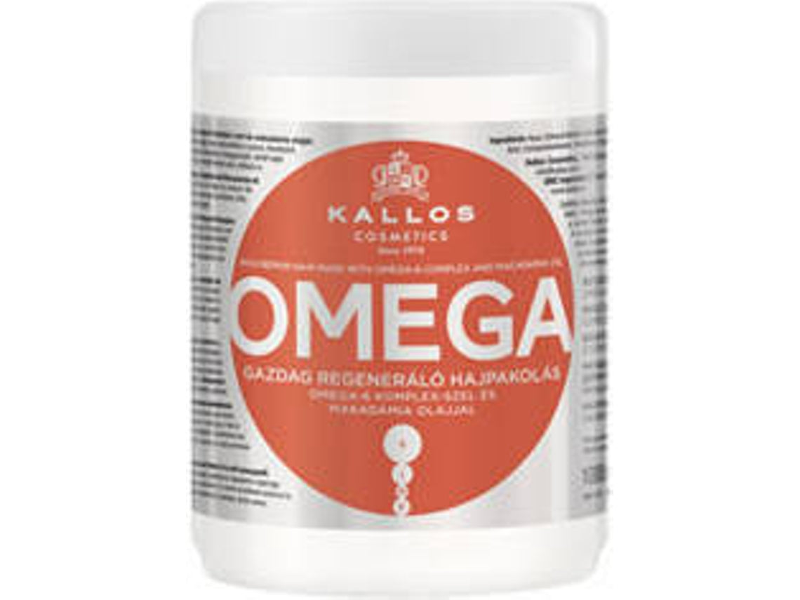 Herstellend Haar Masker Kallos Cosmetics Omega (1 L)