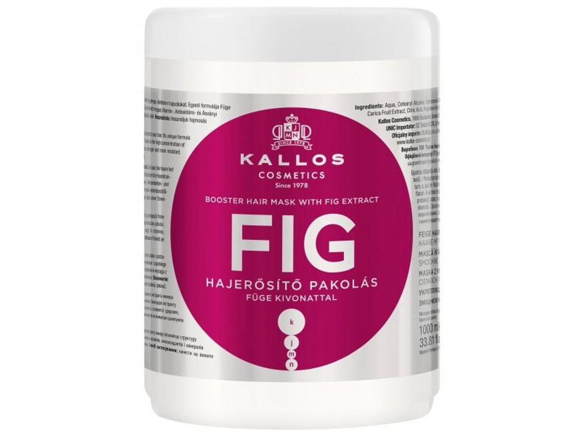Kallos - Fig Hair Mask ( Weak and Damaged Hair ) - 1000ml