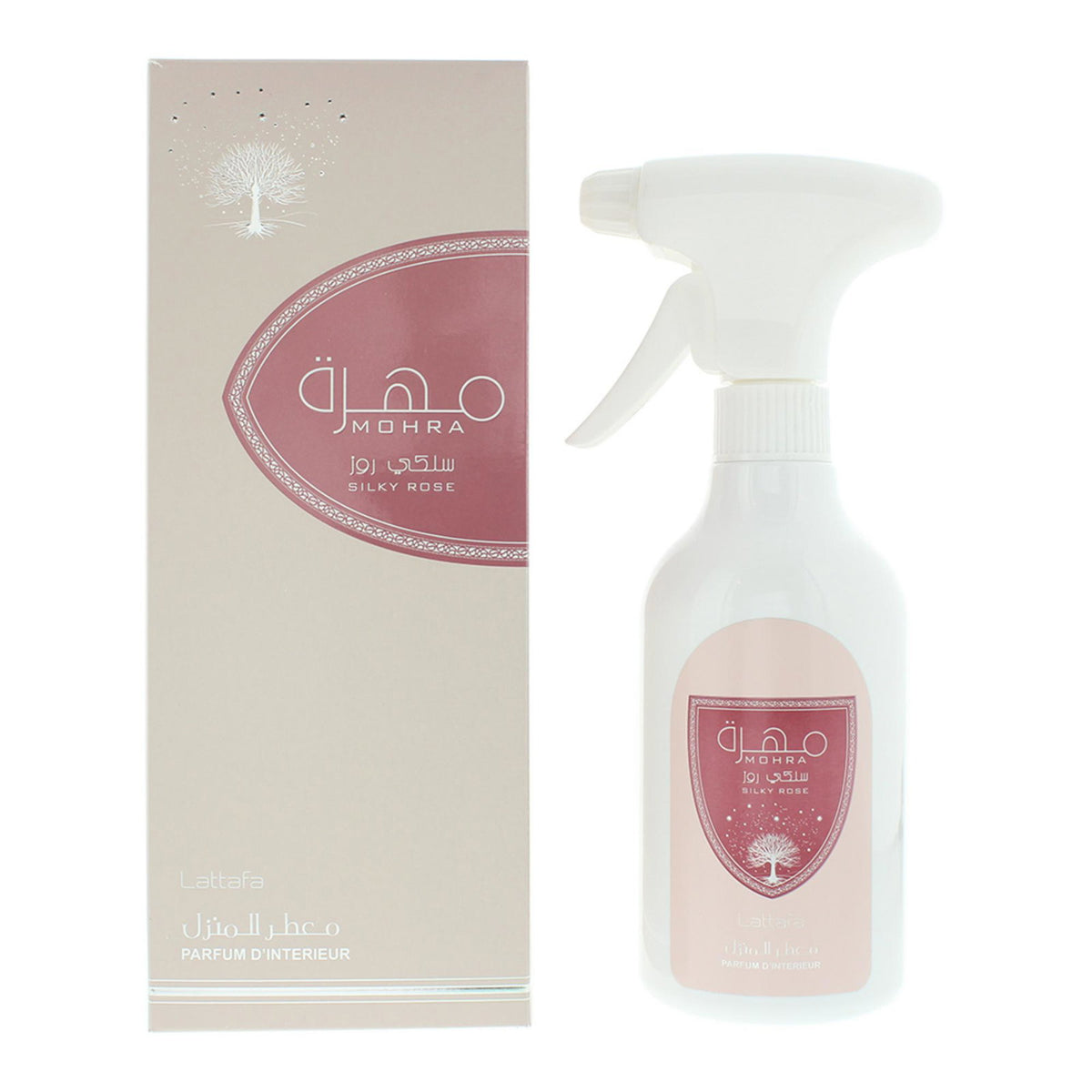 Lattafa, Mohra Silky Rose, Silky Rose, Raumspray, 450 ml