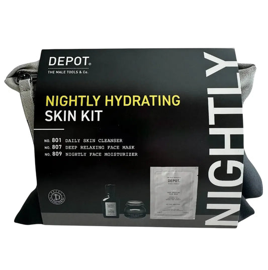 Set Depot: 800 Skin Specifics No. 809, Moisturizing, Night, Cream, For Face, 65 ml + 800 Skin Specifics No. 801, Activated Charcoal, Detoxifying, Cleansing Gel, For Face, 50 ml + 800 Skin Specifics No. 807, Hyaluronic Acid, Nutri-Soothing, Sheet Mask, For