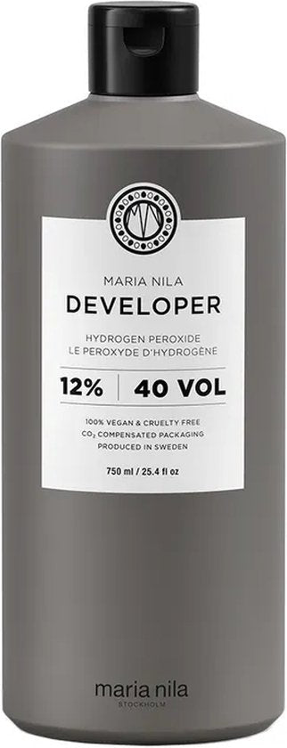 Maria Nila, Developer, Hair Oxidant Lotion, 12%, 40 vol, 750 ml
