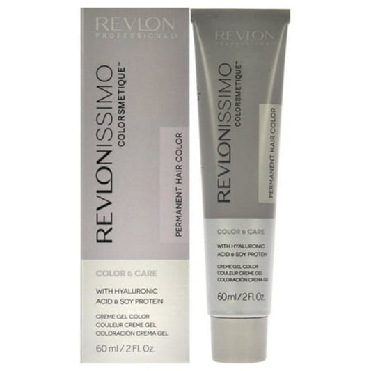 Revlon, Revlonissimo Colorsmetique, Hyaluronzuur, Permanente haarverf, 7.43 goudkoperblond, 60 ml