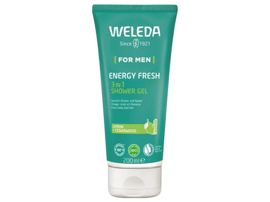 WELEDA - 3in1 Energy Fresh Douchegel - Men - 200ml - 100% natuurlijk
