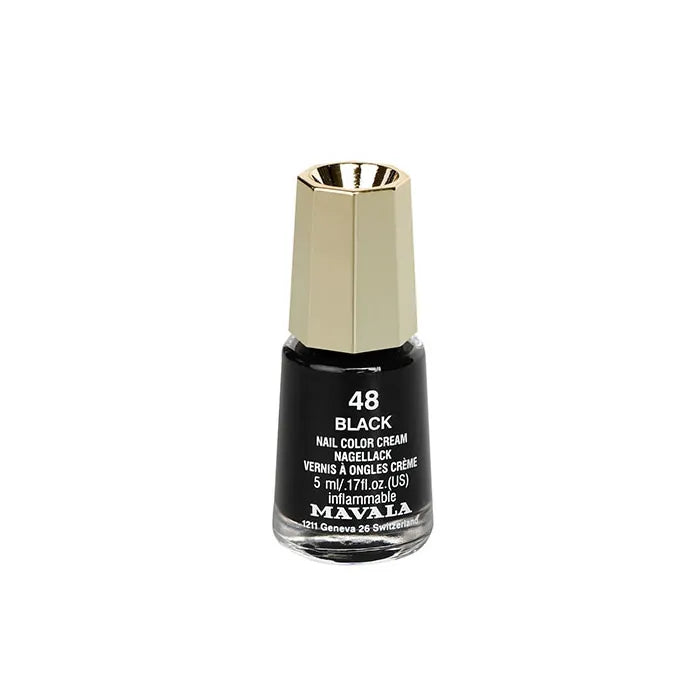 Mavala Nail Polish 48 Black 5ml