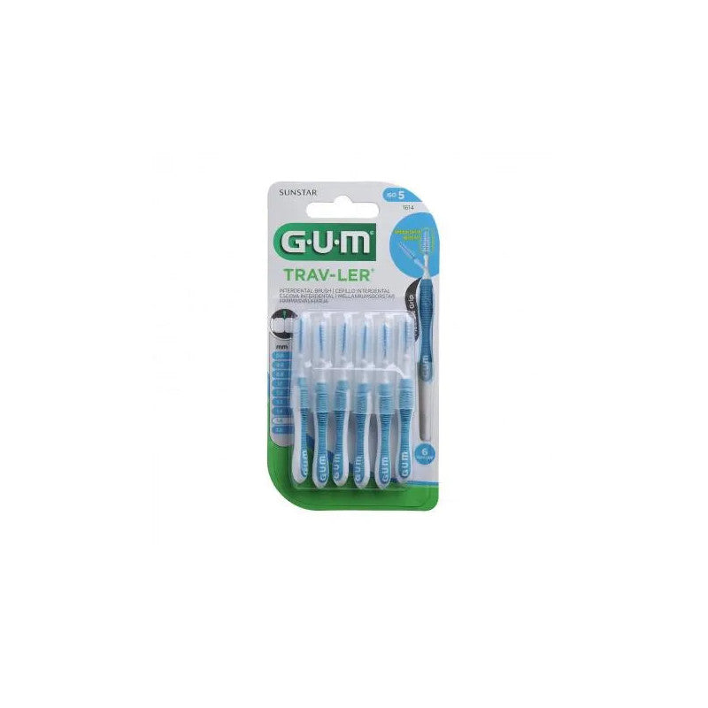 Gum Travler Ragers 1.6mm Blauw - 6 stuks