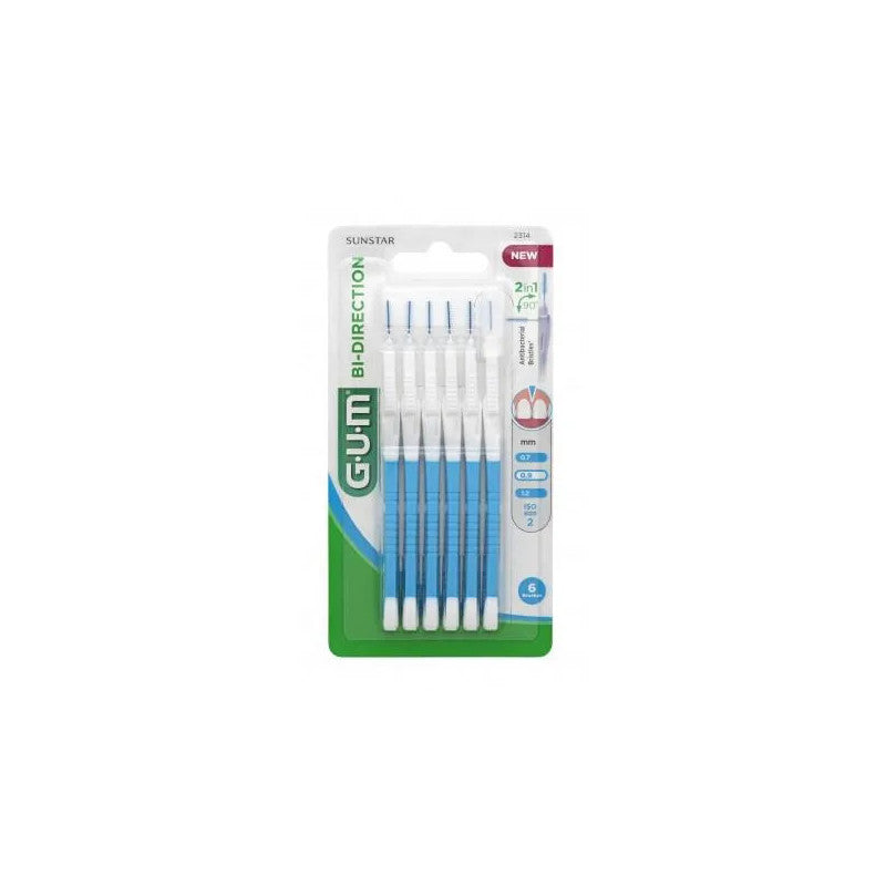 GUM® BI-DIRECTION | 0.9 | 6 stuks