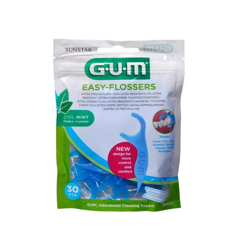 GUM Floss easy flossers mint - 30st