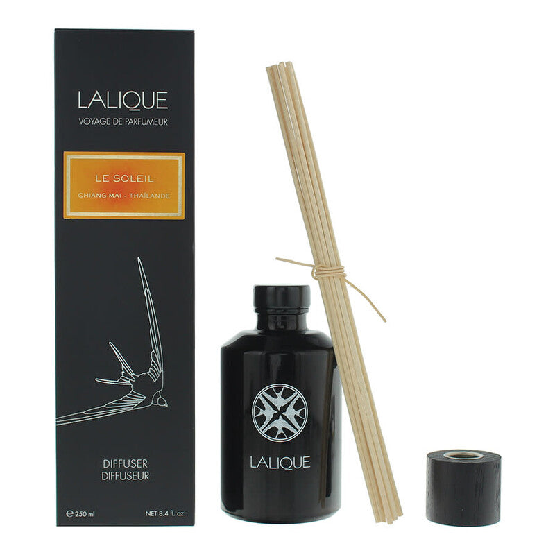 Lalique, Le Soleil Chiang Mai Thailande, Reed, Aroma Reed Diffuser, Gloss Black, 250 ml
