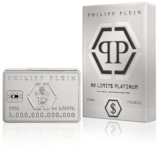 Philipp Plein, No Limits Platinum, Eau De Parfum, For Men, 50 ml
