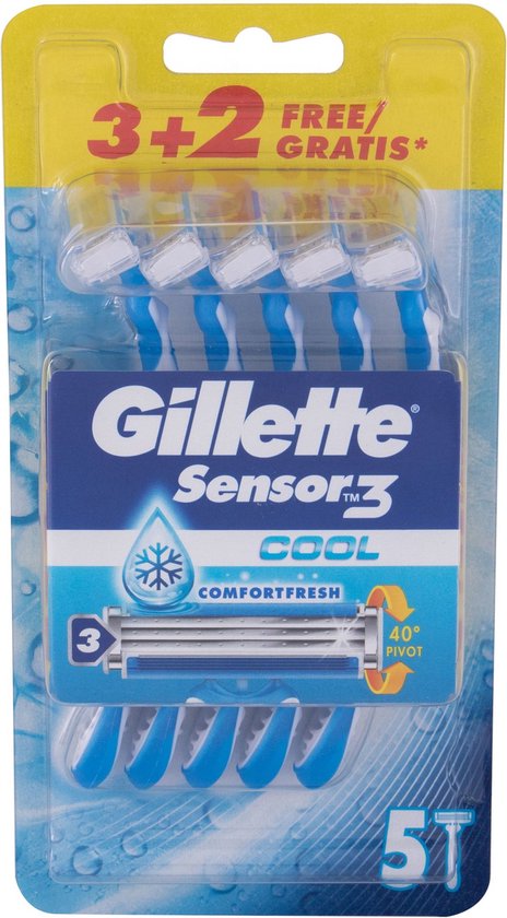 Gillette Sensor3 Cool Cuchilla Afeitar Desechables 4 U