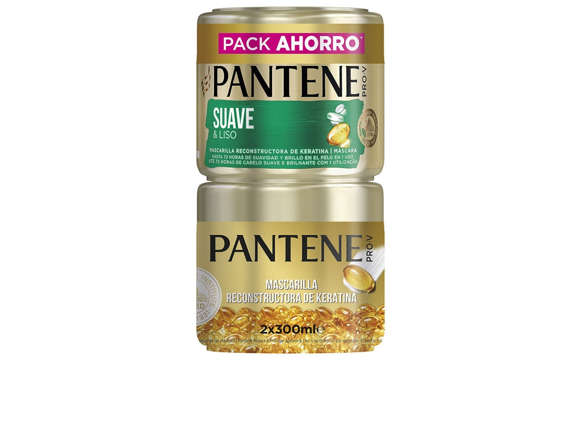 Pantene Soft And Smooth Mask Lot 2 X 300 Ml