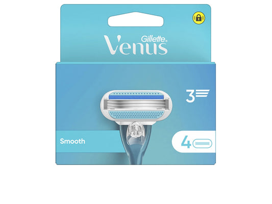 Gillette Venus Smooth - Mesjes Met Beschermende Kussentjes - 4 Navulmesjes