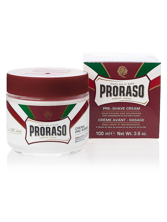 Proraso, Rotes Sandelholz, pflegend, Pre-Shave Creme, 100 ml