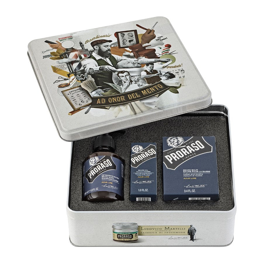 Proraso Giftset Beard Azur Lime