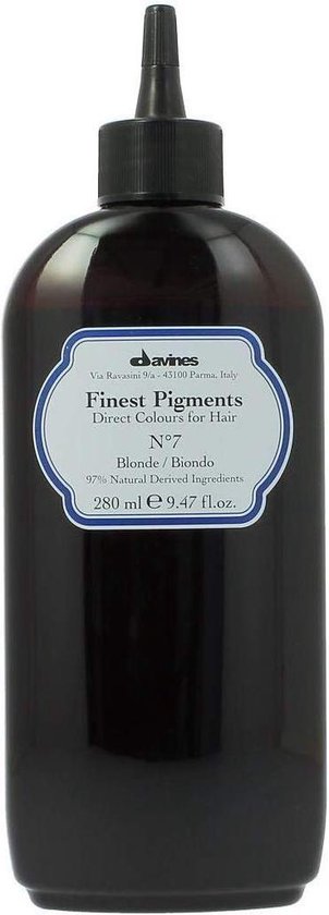 Davines, Finest Gloss, Natural Ingredients, Hair Colouring Pigment, N.7 Blonde, 280 ml