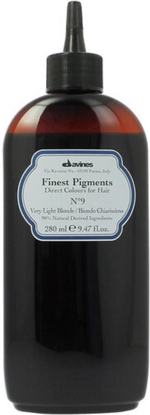 Davines, Finest Gloss, Natural Ingredients, Hair Colouring Pigment, N.9 Very Light  Blonde, 280 ml