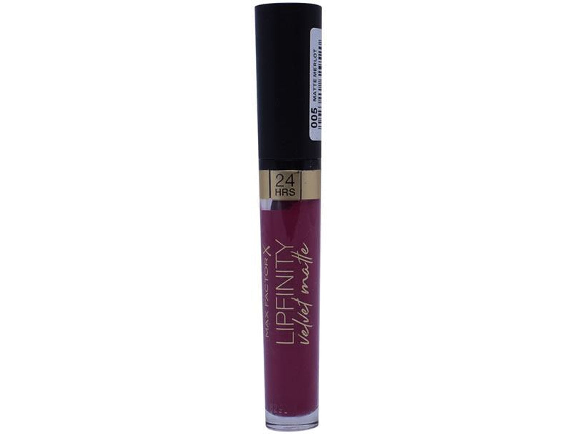 Max Factor Lipfinity Velvet Matte Lippenstift - 005 Matte Merlot Rood