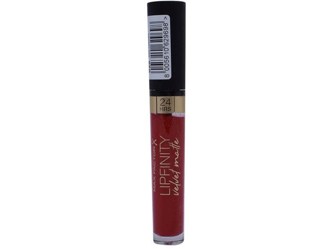 Max Factor Lipfinity Velvet Matte Lippenstift - 025 Red Luxury Rood