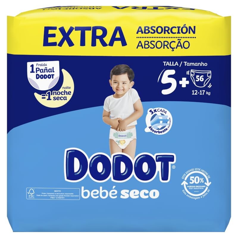 Pa?al Dodot T5 Extra 56 Uds