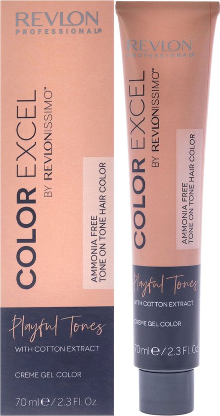 Revlon, Color Excel Playful Tones, Hair Colouring Gel, Shine, 400 , 70 ml
