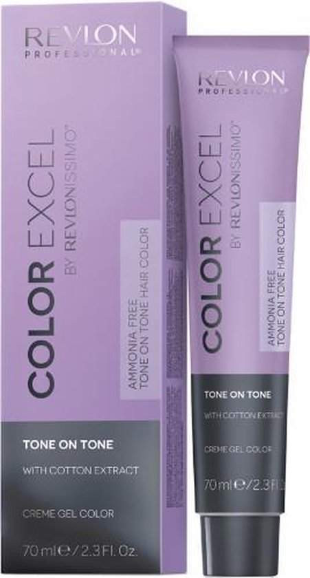 Revlon, Color Excel, Free Of Parabens, Semi-Permanent Hair Dye, 4.42 Medium Chestnut Iridescent Brown, 70 ml