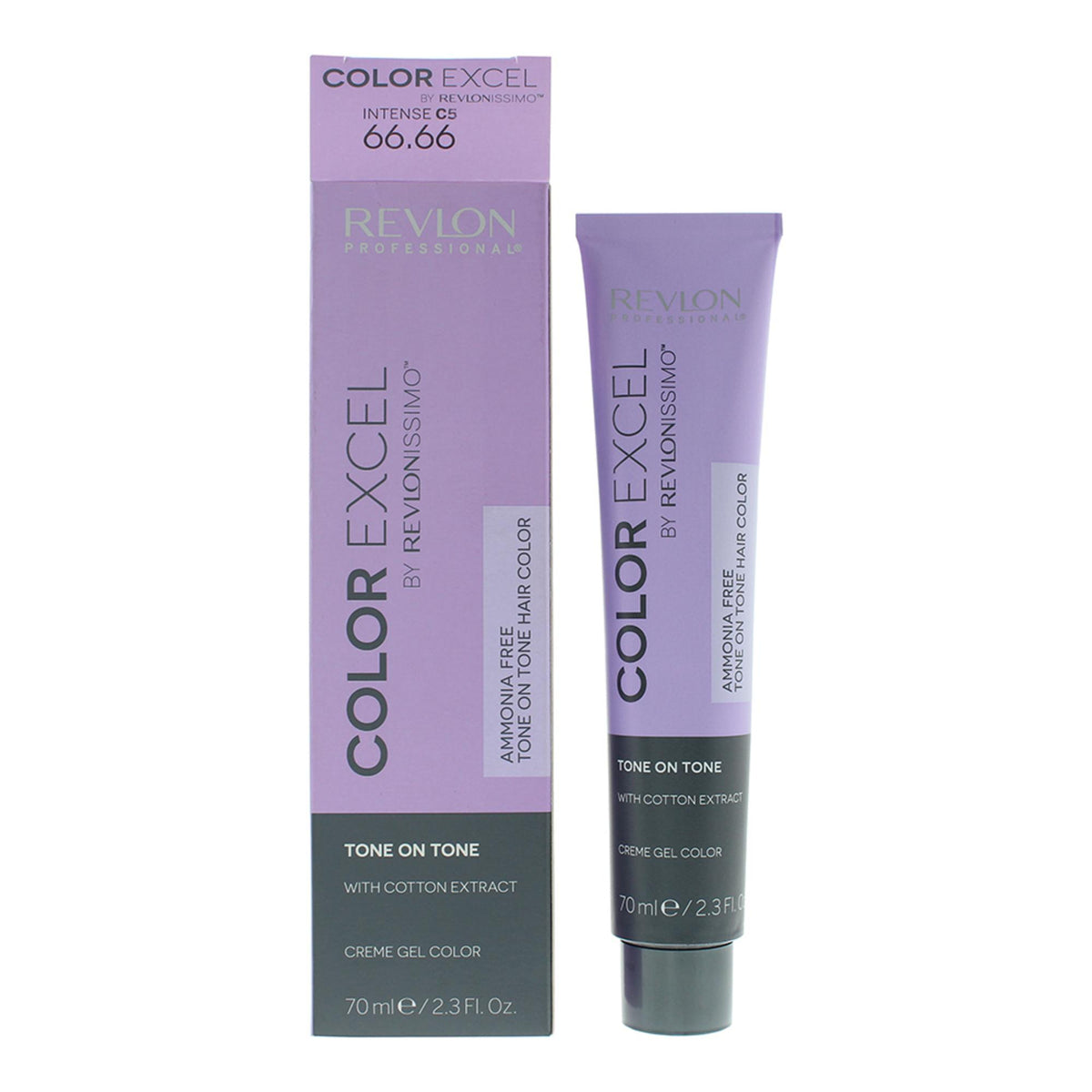 Revlon, Color Excel, Semi-Permanent Hair Dye, 66.66 Intense Purple Red, 70 ml