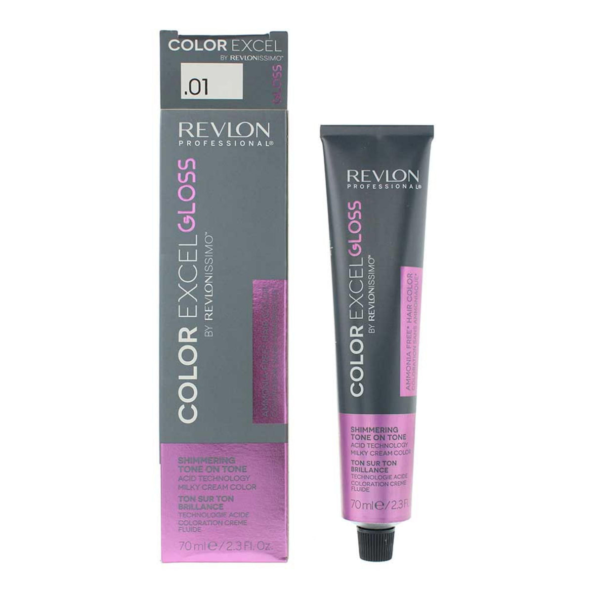 Revlon, Color Excel Gloss, Hair Colour Gloss, 01 Anti-Orange, Anti-Orange Toning, 70 ml