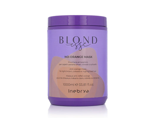 Haarmasker Inebrya BLONDesse No-Orange Mask (1 L)