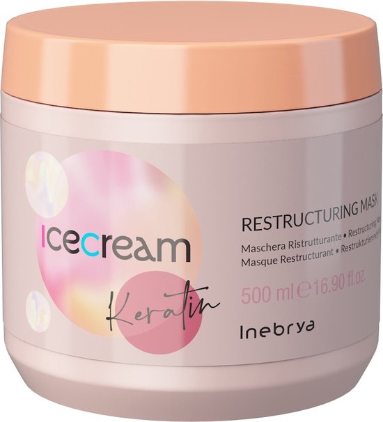 Inebrya Ice Cream Keratin Restructuring Mask 500 ml