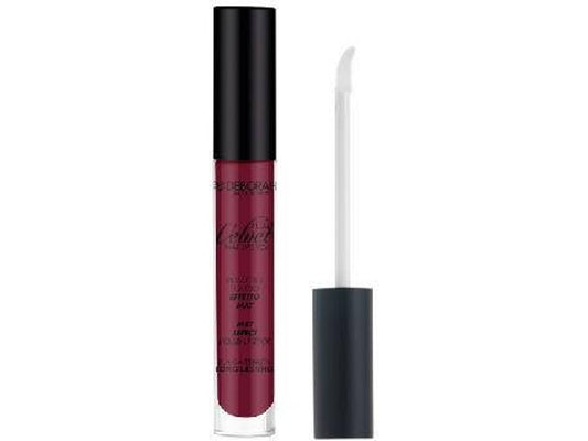 Deborah Milano Fluid velvet Mat Lipstick - Matte Vloeibare Lippenstift - 9 Purple Wine - Donker Paars - Langhoudend
