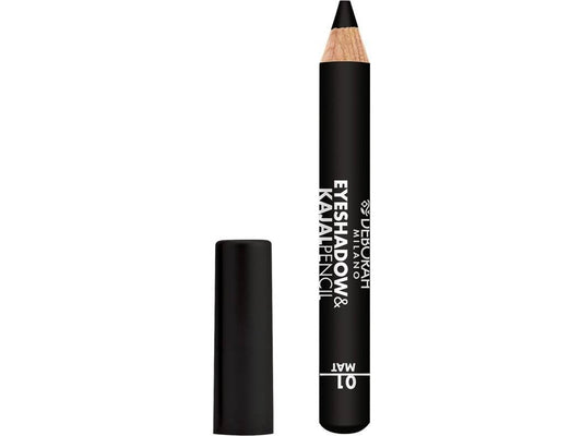 Deborah Milano Eyeshadow&amp;Kajal Pencil oogschaduw 01 Black Finish Mat 2 g Mat