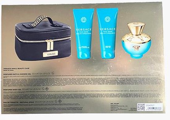 Versace Dylan Torquoise Eau De Toilette spray 100ml set van 4 stuks