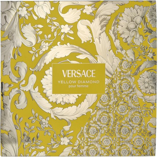 Versace Yellow Diamond Eau De Toilette Spray 90ml Set 4 Pieces