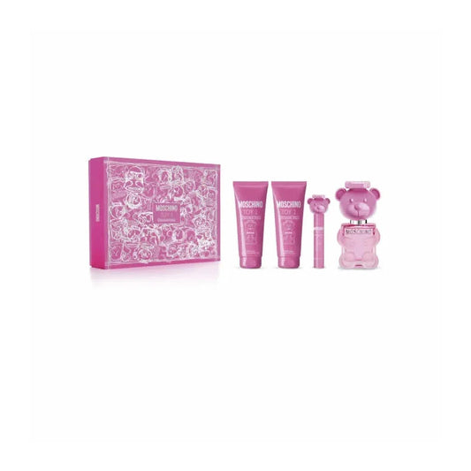 Moschino Toy 2 Bubble Gum Eau de Toilette Spray 100ml Set 4 Pieces