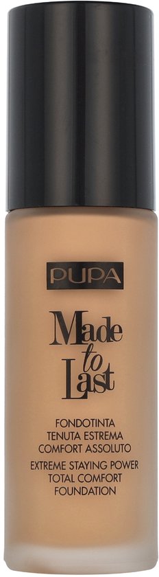 Pupa, Made To Last, Paraben-Free, Long Lasting, Liquid Foundation, 03, Dark Ivory, 30 ml