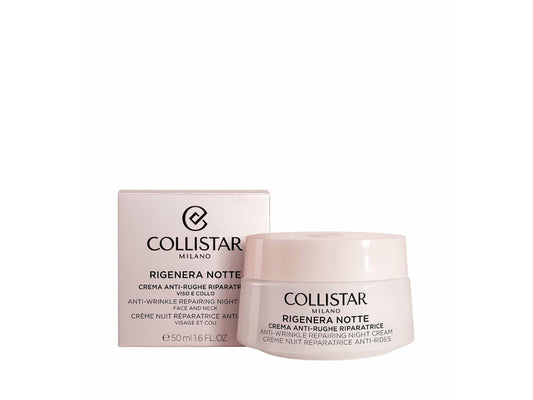 COLLISTAR - Rigenera Anti-Wrinkle Repairing Face And Neck Night Cream - 50 ml - Nachtcrème