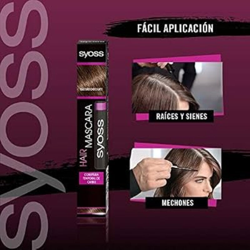 Syoss Root Retouch Mascarilla Retoca Raíces Castaño Claro-Medio 1 U