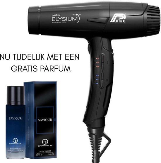 Parlux Elysium Secador Negro 1 U