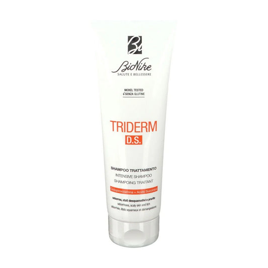 BioNike, Triderm D.S, Haarshampoo bei seborrhoischer Dermatitis, schützt die Kopfhaut vor Reizungen und Rötungen, 125 ml