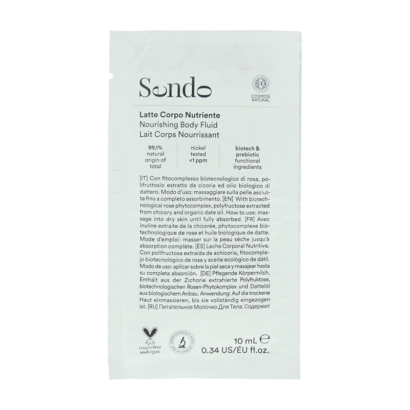Sendo, Sendo, Nourishing, Body Milk, 10 ml