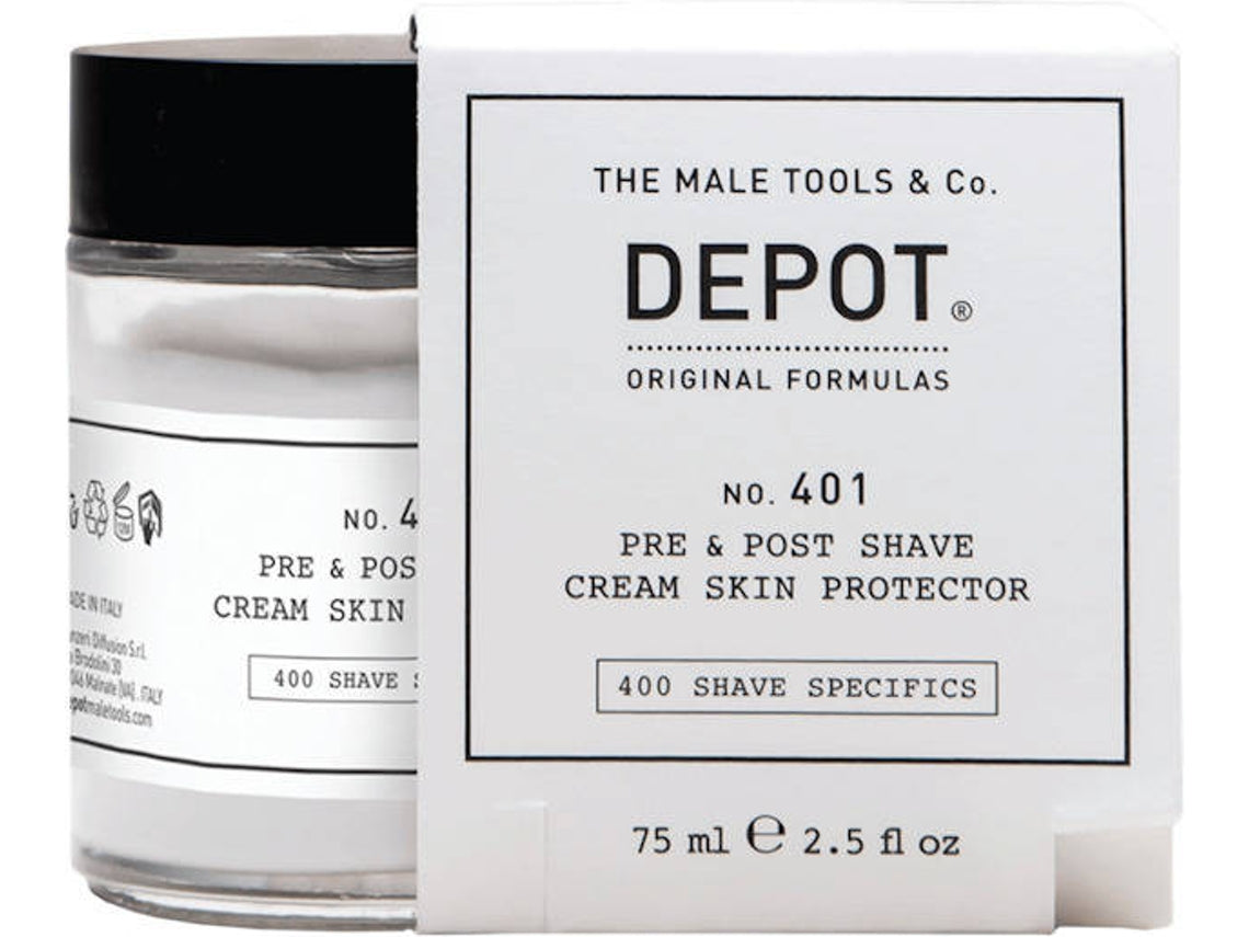 Depot - 401 Pre &amp; Post Shave Cream Skin Protector - 75ml