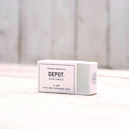 Depot, 400 Shave Specifics No. 409, Potassium Alum, Soothing, After-Shave Astringent Stone, 90 g