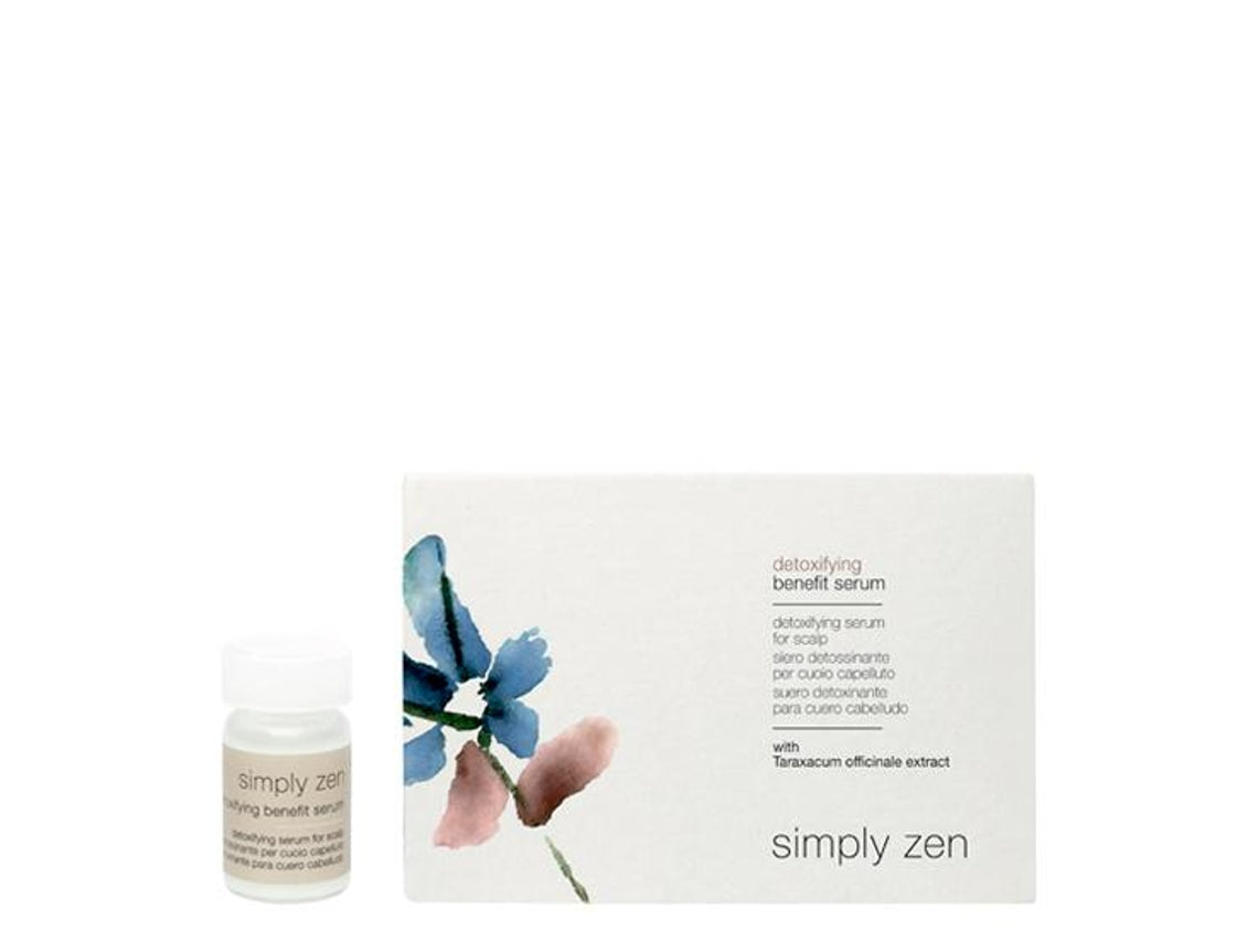 Set, Simply Zen, Detoxifying, Leave In Scalp Treatment Serum, For Detoxing, 12 pcs, 5 ml