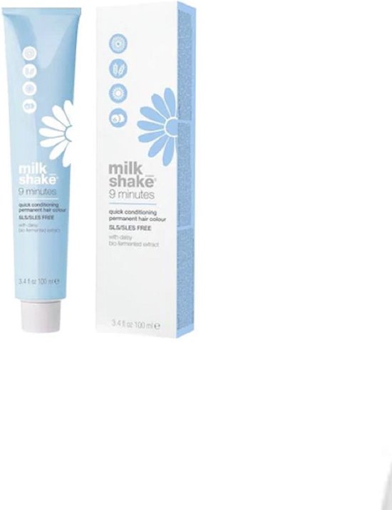 Milk Shake, 9 Minutes, SLS/SLES-Free, Permanent Hair Dye, 12.1112AA Intense Ash, 100 ml